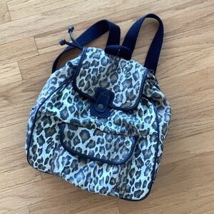 Leopard Print Backpack